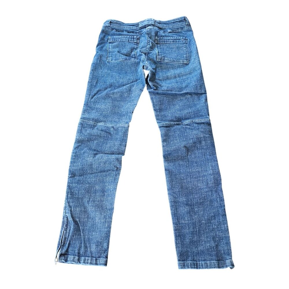 Emerson Fry Women's Jeans crop zip ankles Dark Wash size 2